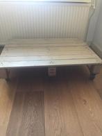 Pallet met wieltjes, Huis en Inrichting, Tafels | Salontafels, Gebruikt, Ophalen