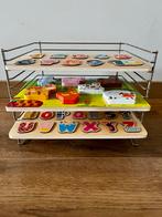 Ijzeren puzzel rek | incl 3 houten puzzels | kinder puzzel, Kinderen en Baby's, Speelgoed | Kinderpuzzels, 2 tot 4 jaar, Gebruikt