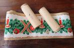 Oude rollen behangpapier. Kerst. Behang rand 19 cm hoog., Verzenden