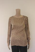 Hoss Intropia goudkleurige gestipte top maat 38, Kleding | Dames, Maat 38/40 (M), Bruin, ., Ophalen of Verzenden