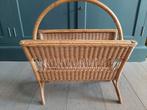 Rieten lectuurbak / vintage, Huis en Inrichting, Woonaccessoires | Krantenbakken en Lectuurbakken, Ophalen of Verzenden, Gebruikt