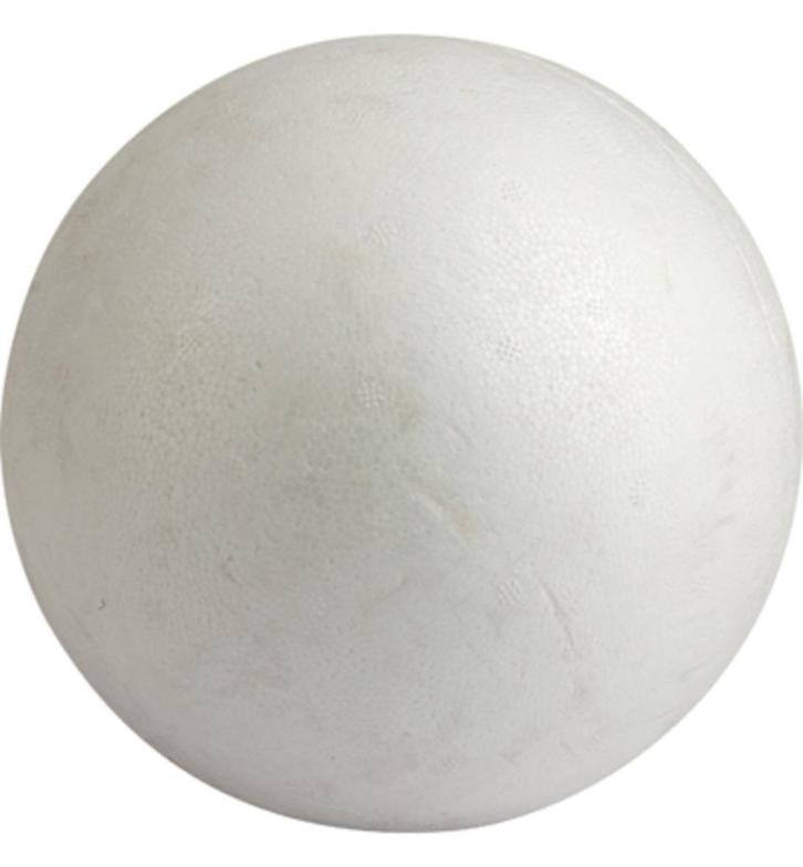 Styropor (piepschuim) bal Ø 12 cm, Hobby en Vrije tijd, Knutselen, Nieuw, Materiaal, Ophalen of Verzenden