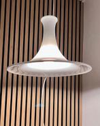Holmegaard vintage opaline glazen hanglamp – Deens design, Ophalen, Zo goed als nieuw, Glas, Minder dan 50 cm