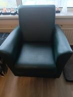 2 groene fauteuils, Huis en Inrichting, Fauteuils, Ophalen, Zo goed als nieuw, Minder dan 75 cm, 50 tot 75 cm