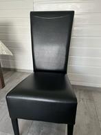 Salon stoel, Ophalen, Gebruikt, Zwart, Leer