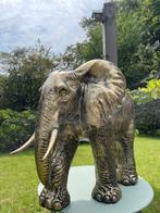 Olifant brons, tuin, babykamer, zwanger 100 cm, Tuin en Terras, Tuinbeelden, Ophalen, Nieuw, Kunststof, Dierenbeeld