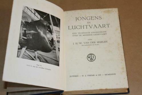 Boek - Jongens en Luchtvaart - 1937, Verzamelen, Luchtvaart en Vliegtuigspotten, Gebruikt, Boek of Tijdschrift, Ophalen of Verzenden