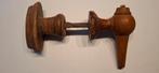 oude houten deurklink van rond 1930, Ophalen of Verzenden, Gebruikt, Koper of Messing, Klink of Kruk