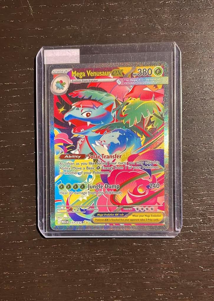 Pokemon Mega Venusaur EX Mega Evolution, Hobby en Vrije tijd, Verzamelkaartspellen | Pokémon, Zo goed als nieuw, Ophalen of Verzenden