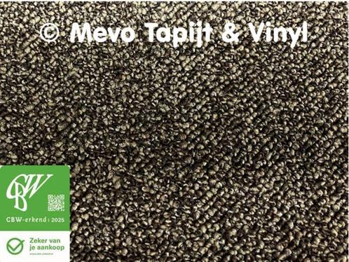 Project Bouclé Tapijt, Lengte 2.20 mtr, breedte 4 mtr, Huis en Inrichting, Stoffering | Vloerbedekking, Nieuw, Tapijt, Grijs, Zwart