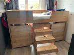 Bed 90x200 hoogslaper steigerhout 1 persoonsbed, Kinderen en Baby's, Kinderkamer | Bedden, Ophalen