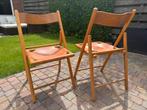 Vintage klapstoel, Huis en Inrichting, Stoelen, Ophalen, Gebruikt, Twee, Bruin