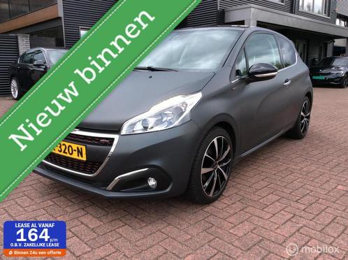 Peugeot 208 1.2 PureTech GT-line Panorama Org Mat Grijs Nap, Auto's, Peugeot, Bedrijf, Te koop, ABS, Achteruitrijcamera, Airbags