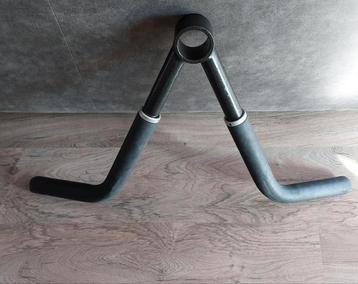 Dubbelhandige wide grip T-bar add-on voor 50mm halterstang beschikbaar voor biedingen