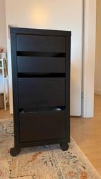 IKEA Micke Ladeblok - Zwart, Huis en Inrichting, Kasten | Ladekasten, Ophalen, Minder dan 50 cm, Gebruikt, Kunststof