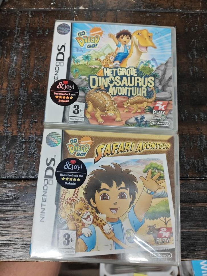2x go Diego go DS, Spelcomputers en Games, Games | Nintendo DS, Zo goed als nieuw, 1 speler, Vanaf 3 jaar, Ophalen of Verzenden