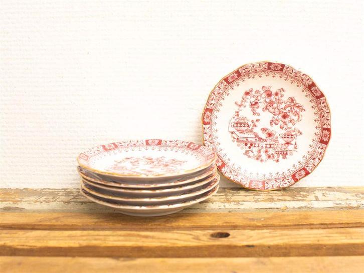 Bavaria porselein 6 schotels 23059, Antiek en Kunst, Antiek | Servies los, Ophalen of Verzenden