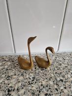 Vintage Messing Zwanen Set - Jaren 70, Ophalen of Verzenden, Koper