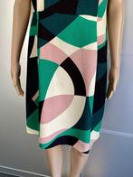 J431 Steps maat 40=M jurk jurkje groen/beige/zwart, Kleding | Dames, Jurken, Maat 38/40 (M), Ophalen of Verzenden, Zo goed als nieuw
