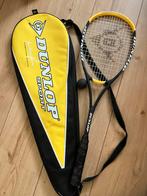 Dunlop squash racket, Met hoes, Zo goed als nieuw, Ophalen