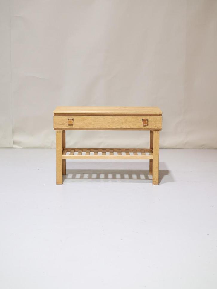 Ladekast Sigurd Göransson halkastje eiken Zweeds, Huis en Inrichting, Kasten | Ladekasten, Zo goed als nieuw, Minder dan 100 cm