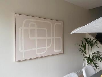 By-Boo | Ono | Schilderij | Abstract | Taupe | 143x103 beschikbaar voor biedingen