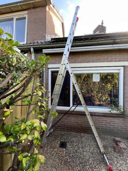 Altrex Reformladder 3x9 treden in prima staat. Max. 5,90 mt., Doe-het-zelf en Verbouw, Ladders en Trappen, Gebruikt, Ladder, 4 meter of meer