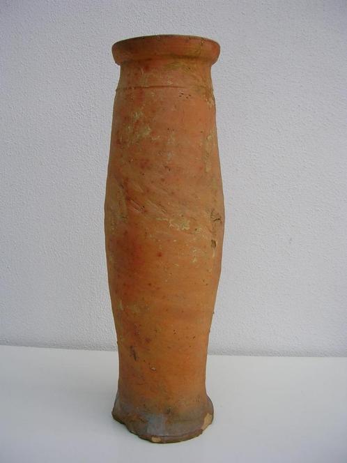 Bodemvondst, grote slanke kruik, vaas, dikwandig steengoed, Antiek en Kunst, Curiosa en Brocante, Ophalen of Verzenden
