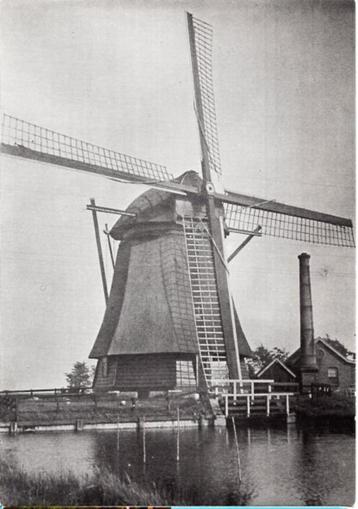 (NH471) Fotokaart Uitgeest molen De Dog 1927 beschikbaar voor biedingen