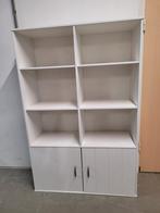 Wandkast wit, vakkenkast, hout, Ophalen of Verzenden, Gebruikt