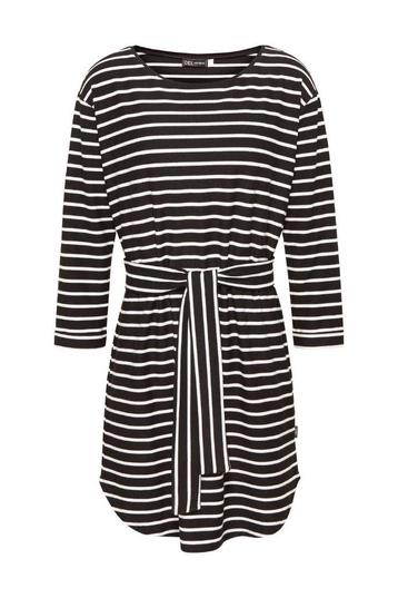 NIEUW! Trendy zwart wit streep sweat jurk van Didi mt 44 46 beschikbaar voor biedingen