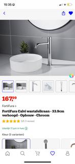 Twee nieuwe kranen in doos FortiFura Calvi wastafelkraan -, Doe-het-zelf en Verbouw, Ophalen of Verzenden, Nieuw, Chroom, Kraan
