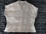 Handgemaakte Brocante blouse, Antiek en Kunst, Ophalen of Verzenden