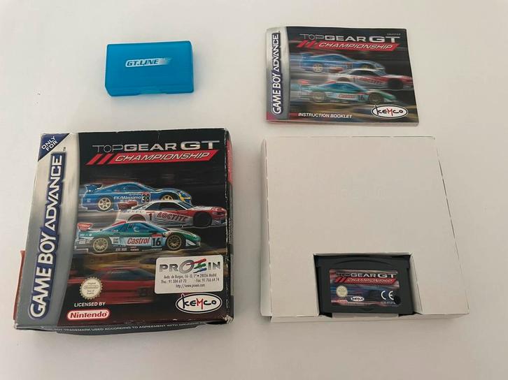 Top Gear GT Nintendo Game Boy Advance GBA CIB compleet EUR, Spelcomputers en Games, Games | Nintendo Game Boy, Zo goed als nieuw