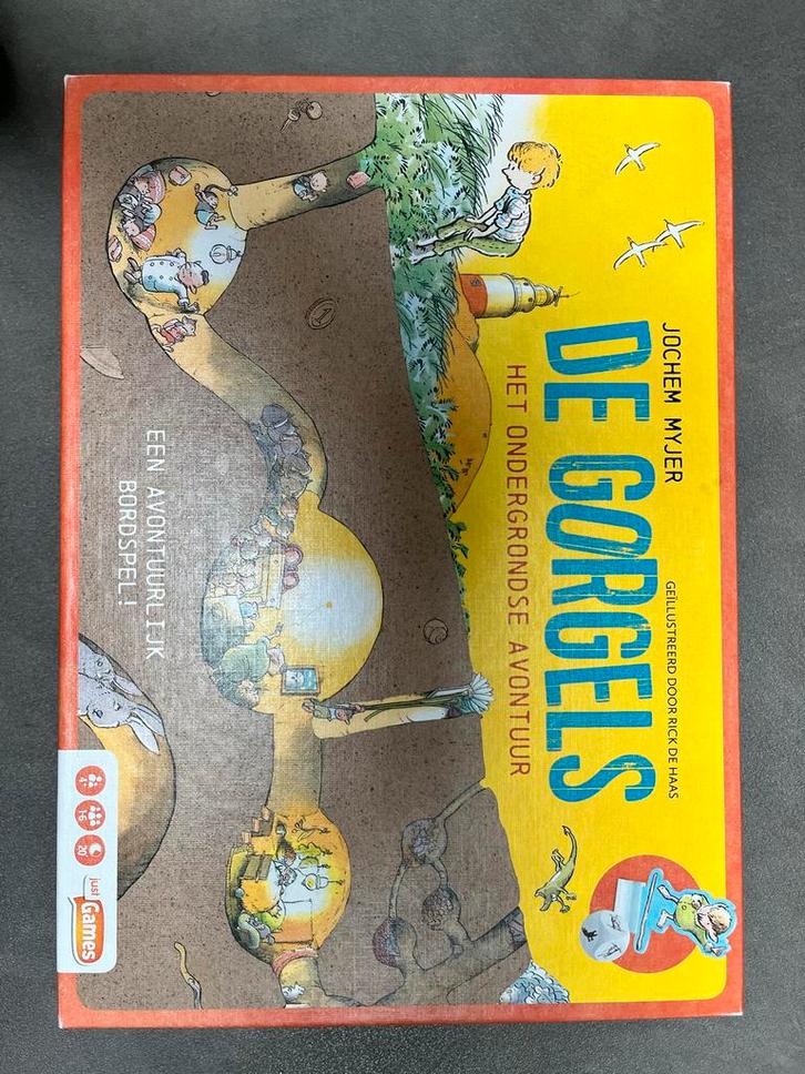 Bordspel De Gorgels, Hobby en Vrije tijd, Gezelschapsspellen | Bordspellen, Zo goed als nieuw, Een of twee spelers, Ophalen