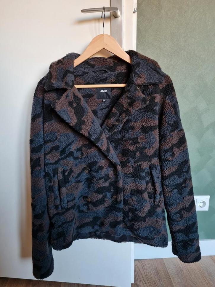 Mooie Tussenjas / Herfstjas - Object - Maat 36 - Nieuwstaat, Kleding | Dames, Jassen | Winter, Zo goed als nieuw, Maat 36 (S)