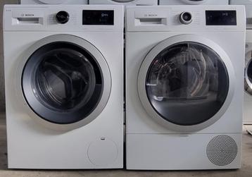 Bosch set 8Kg Wasmachine en  Bosch 9Kg Warmtepompdroger. beschikbaar voor biedingen