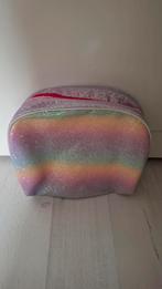 Leuke glitter toilettas, Sieraden, Tassen en Uiterlijk, Toilettassen, Ophalen, Zo goed als nieuw, Roze, Meisje