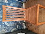 Eetkamerstoel teakhout, Huis en Inrichting, Stoelen, Ophalen, Zo goed als nieuw, Bruin, Eén