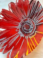 Collectors item Andy Warhol Daisies glazen schaal 36 cm, Antiek en Kunst, Kunst | Litho's en Zeefdrukken, Ophalen