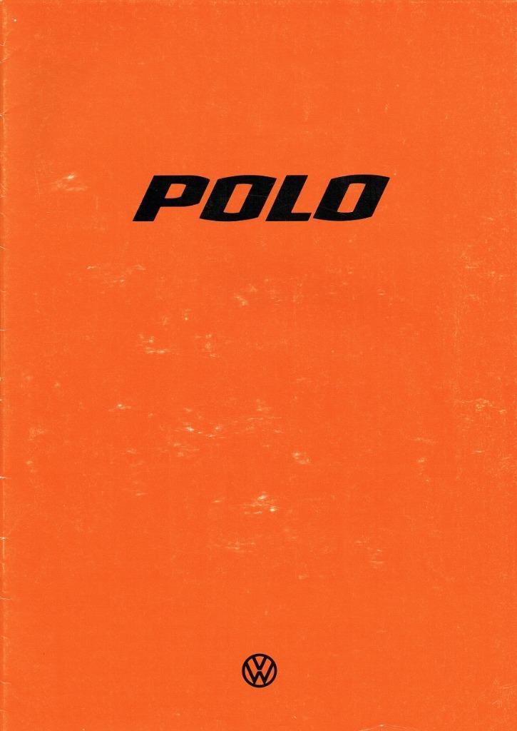 Folder Volkswagen Polo (1978), Boeken, Auto's | Folders en Tijdschriften, Gelezen, Volkswagen, Verzenden