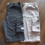 2 heren shorts beige en grijs, Kleding | Heren, Broeken en Pantalons, Ophalen of Verzenden, Nieuw, Beige