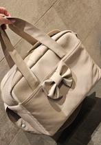 Uzturre Luxe Luiertas Beige met Strik, Kinderen en Baby's, Luiertassen, Ophalen of Verzenden, Zo goed als nieuw