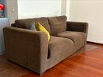 Bruine Bank, Huis en Inrichting, Ophalen, Gebruikt, Tweepersoons, 75 tot 100 cm