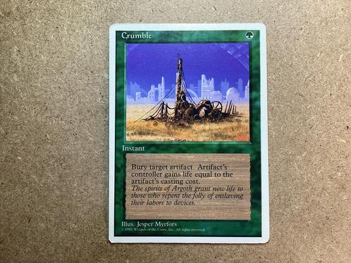 1x Crumble (Excellent), Hobby en Vrije tijd, Verzamelkaartspellen | Magic the Gathering, Zo goed als nieuw, Losse kaart, Ophalen of Verzenden
