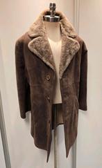 Heren parka lammy coat - maat M - lamsleer lamsvacht, Kleding | Heren, Ophalen of Verzenden, Gedragen, Maat 48/50 (M), Bruin