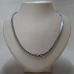 Zilveren rattenstaart schakel ketting nr.1067