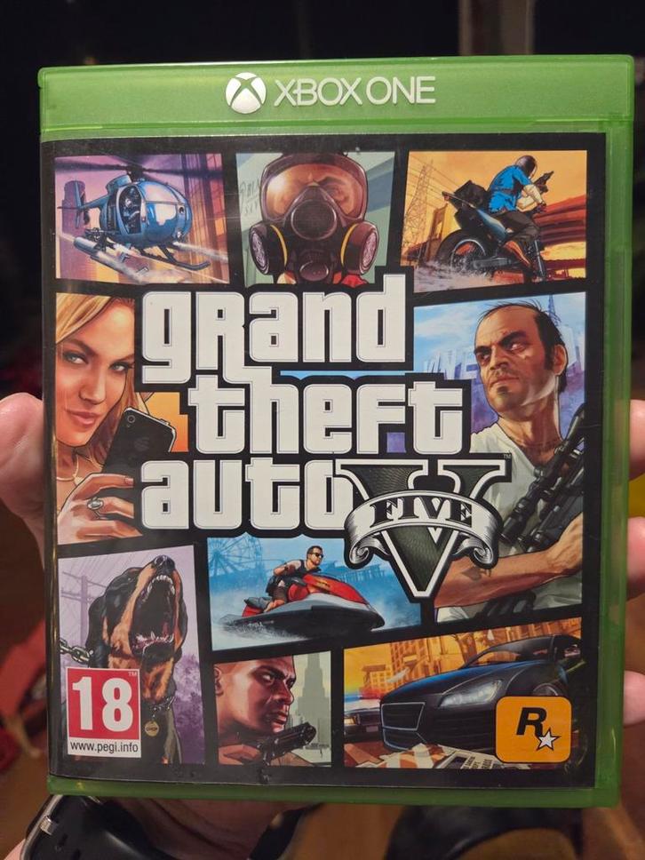 GTA 5 Xbox One - Grand Theft Auto V, Spelcomputers en Games, Games | Xbox One, Zo goed als nieuw, Avontuur en Actie, 1 speler