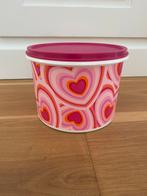 Tupperware voorraad / koek trommel met hartjes, Ophalen of Verzenden, Gebruikt, Overige typen