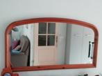 Spiegel ovaal met massief grenen lijst, Minder dan 100 cm, Gebruikt, 125 cm of meer, Ophalen